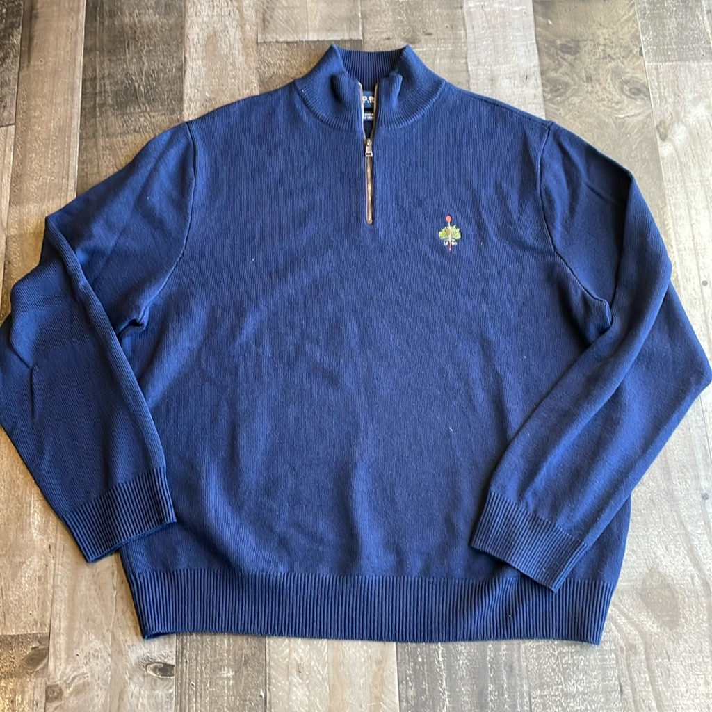 Ralph Lauren Polo Golf Quarter Zip Merino Wool Sweater